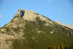 14 Mount Rundle Just Before Sunset From Bow River Bridge In Banff In Summer.jpg